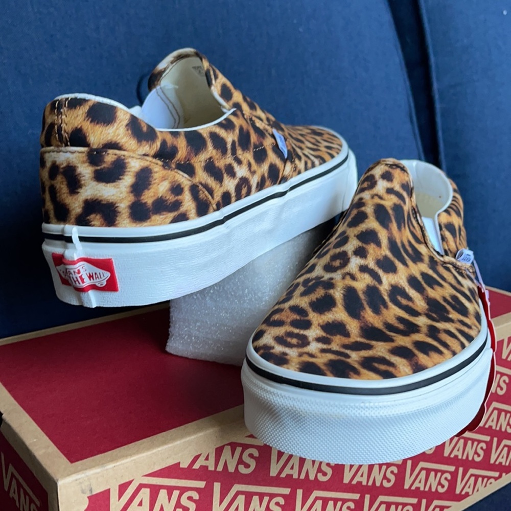 Vans Classic Slip-On Leopard Black/True White WMNS - Picture 11 of 16